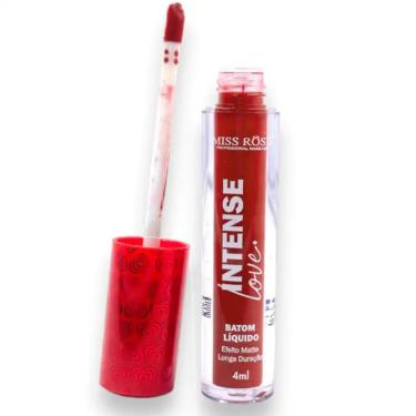 Imagem de Batom Líquido Intense Love Miss Rôse 3 Sedação