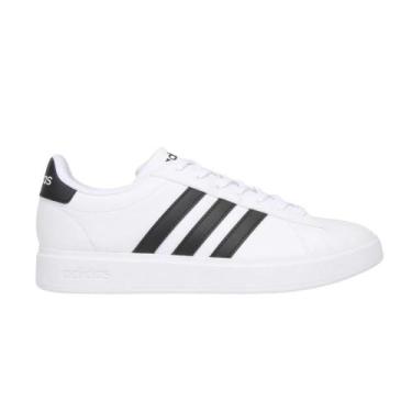 Imagem de Tênis Casual Feminino Grand Court Lifestyle Comfort Adidas Branco, Whi