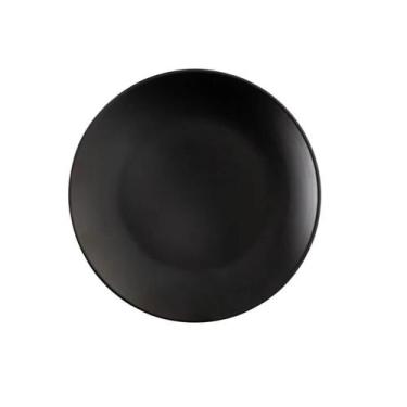 Imagem de Prato para Sobremesa 18cm Cozy Preto Plástico Coza Avulso Se