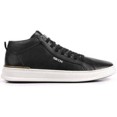 Imagem de Tenis Ferracini Casual Cano Medio - Masculino - Preto-Masculino