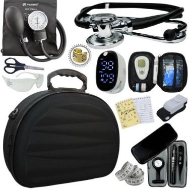 Imagem de Kit Enfermagem Maleta Medica Super Luxo Completa Promocao - Love Saude