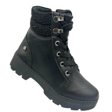 Imagem de Bota Pink Cats Dakota Infantil Feminina Menina Botinha Brilho Coturno V3981-Feminino