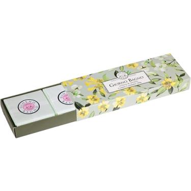 Imagem de Giorno Bagno Kit De Sabonete Em Barra Para Mãos E Corpo Verbena E Sândalo 3 X 100 G Verde