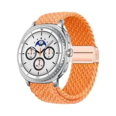 Imagem de Pulseira Magnética De Nylon Trançado Solo Loop De 40mm 44mm 46mm Para 