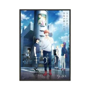 Imagem de Adesivos De Pôster De Anime Retrô, Arte De Parede À Prova D'água Para 