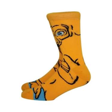 Imagem de Meias De Cosplay Anime Até O Joelho Para Homens, Meias Longas Engraçad