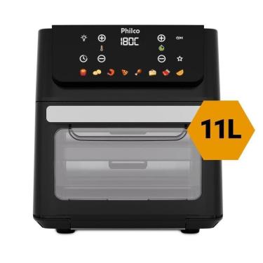 Imagem de Air Fryer Oven Philco 11L 8 Funções Visor 1800W PAF11B 220V
