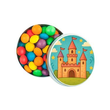 Imagem de Latinha Lembrancinha Personalizada Castelo Encantado