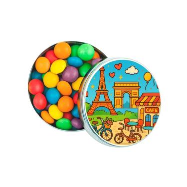 Imagem de Latinha Lembrancinha Personalizada Paris