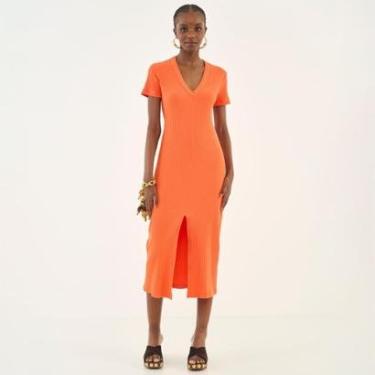 Imagem de Vestido Midi Colcci Canelado Feminino-Feminino