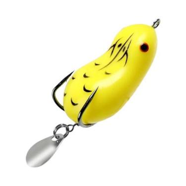 Imagem de Isca De Pesca Biônica De Coelho Com Lantejoulas Pretas, Isca Pequena D