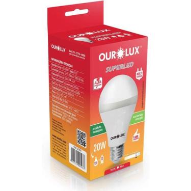 Imagem de Kit 2 Lâmpadas Led 20w 1600lm 6500k - OUROLUX, 5