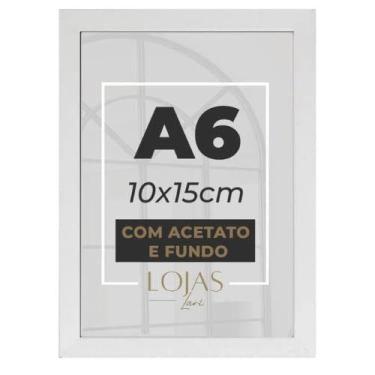 Imagem de Molduras Porta Retrato A6 10x15cm Acetato Fundo Liso Quadros Foto - Br