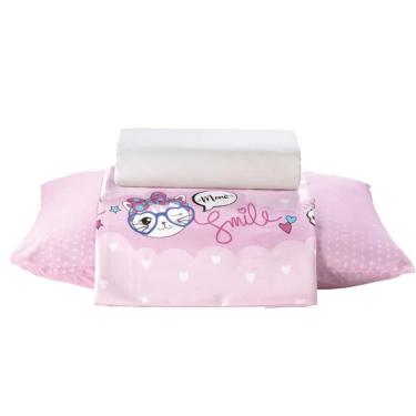 Imagem de Jogo de Cama Solteiro Kids Priori Meow 130 Fios Dohler