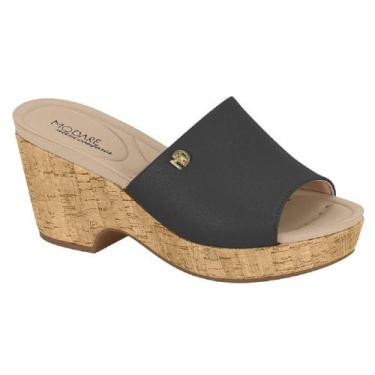 Imagem de Tamanco modare salto grosso ref 7137.123.28368 feminino, 38, Preto