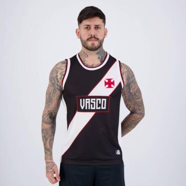 Imagem de Regata Vasco Retro 2000 Home Preta-Masculino