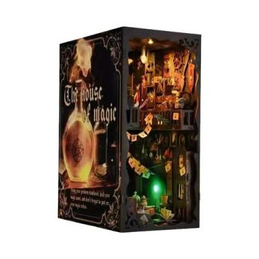 Imagem de Kit DIY De Quebra-Cabeça 3D De Madeira Para Nicho De Livros, Modelo De