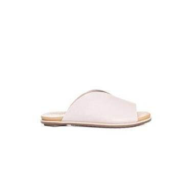 Imagem de Sandália Orcade Comfy Roma Couro Off White-Feminino