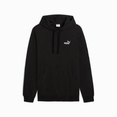 Imagem de MOLETOM PUMA ESS SMALL NO 1 LOGO HOODIE FL MASCULINO PRETO E BRANCO GG-Masculino