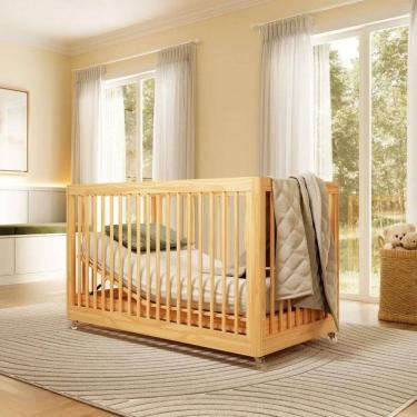 Imagem de Berço Evolutivo 3 em 1 em Madeira Maciça com Sistema Antirrefluxo Pneumático Lion Nature