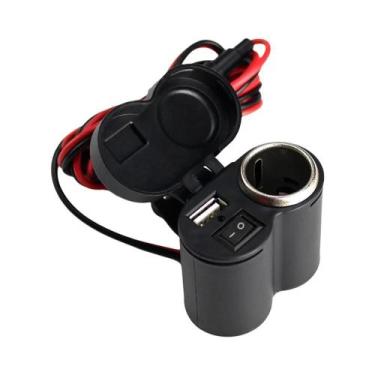 Imagem de Carregador De Telefone Para Guidão De Motocicleta À Prova d'Água, Adap