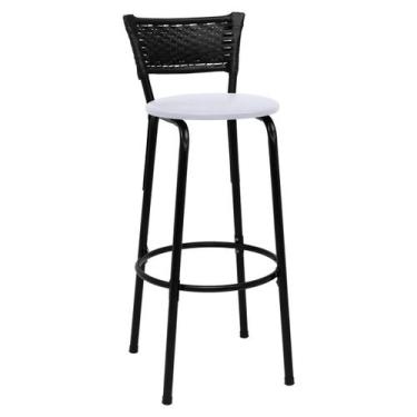 Imagem de Banqueta Bancos Cadeira Alta Ideal Cozinha Gourmet Balcão Bares Bancad