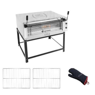 Imagem de Forno Elétrico Industrial Refratária Roma Inox Feri110 220v + 2 Grades