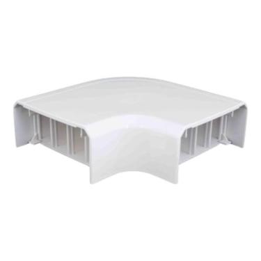 Imagem de Cotovelo plano 90 graus dexson 100 x 45 mm branco - dxn11013 - Schneid