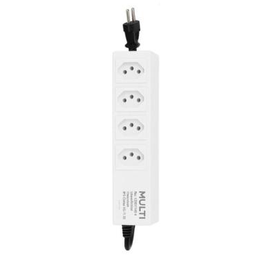 Imagem de Filtro De Linha 4 Tomadas 10a 220v Multicraft Metal 25cm