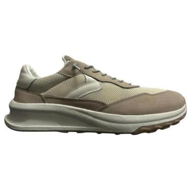 Imagem de Sapatênis ferracini ducati casual ref:1691 masculino, Bege, 41
