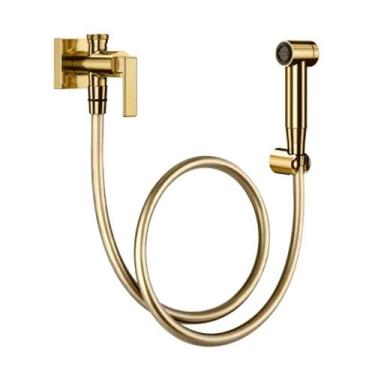 Imagem de Ducha Higiênica Com Registro E Derivação Docolstillo Ouro Escovado - D
