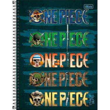 Imagem de Caderno Espiral Universitário One Piece 1 Matéria 80 Folhas TILIBRA, V
