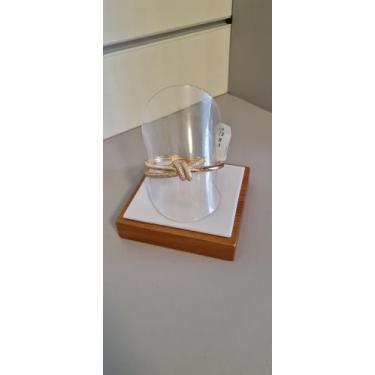 Imagem de Bracelete com zirconia em semi joia - Ro joia