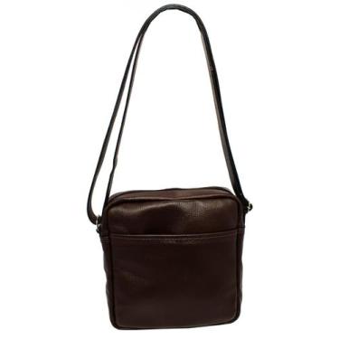 Imagem de Bolsa Masculina Couro Pasta Shoulder Bag Carteiro BLSM238M - Doras Bol
