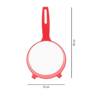 Imagem de Peneira Plástico com Cabo Plástico Coador 12cm ou 15cm ou 18cm Cor Sor
