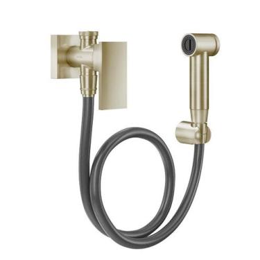 Imagem de Ducha Higiênica New Edge Registro E Derivação Níquel Escovado 00925644