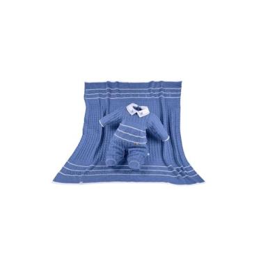 Imagem de Saída Maternidade Azul Jeans Beth Bebe, RN, Jeans