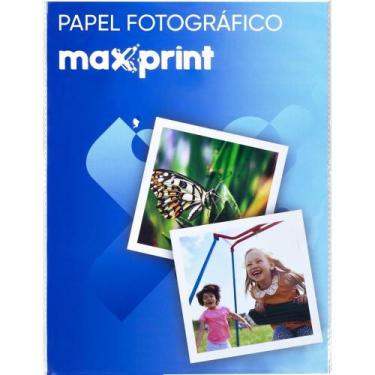 Imagem de Papel Fotografico INKJET A4 Dupla Face 180G PCT.C/50 - Maxprint