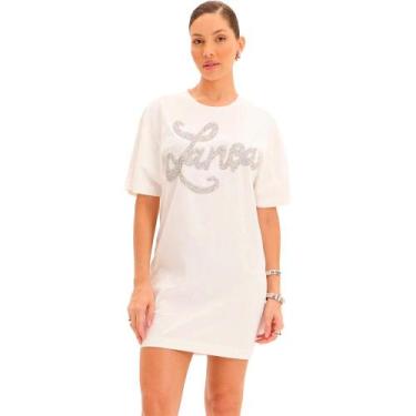 Imagem de Vestido Curto Lança Perfume T-Dress Pr25 Off White Feminino, P