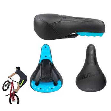 Imagem de Selim Bike Grau BMX Dirt Freeride Absolute Brutus 218x147mm, Preto, Az