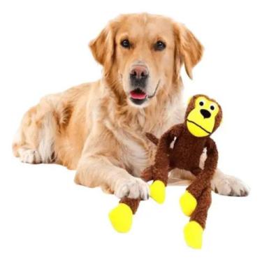 Imagem de Brinquedo Pelúcia Com Apito Para Cães Macaco - WESTERN