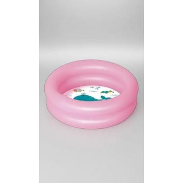 Imagem de Piscina inflável infantil 60cm x 15cm 28L rosa - Congratulations Store