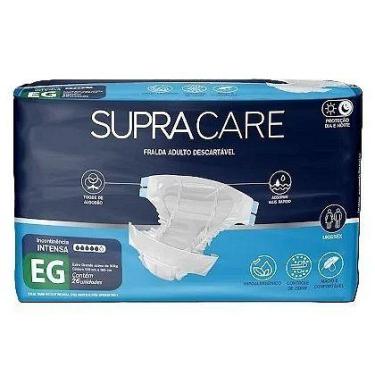 Imagem de Fralda Geriátrica Adulto Supracare Econômica Tamanho EG 26 Unidades