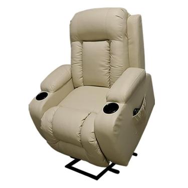 Imagem de Poltrona do Papai Austin G31 Reclinável com Elevação Lift Massagem Pu Bege Gran Belo