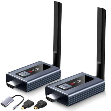 Imagem de Extensor HDMI Sem Fio Lielyhod 165 pés 1080P Plug & Play