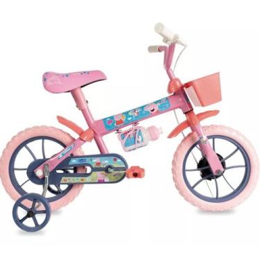 Imagem de Bicicleta Infantil Peppa Rosa Aro 12 Verden 10509