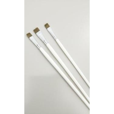 Imagem de Conjunto de 4 Pincéis Chatos para Artesanato - Congratulations Store
