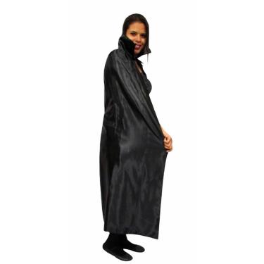 Fantasia Halloween Vampiro Adulto Drácula Festas Carnaval - R$ 242,17