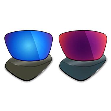 Imagem de 2 pares de lentes polarizadas de substituição para óculos de sol Oakley Conductor 6 – Opções