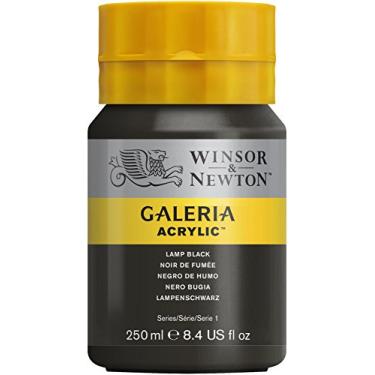 Imagem de Winsor & Newton TINTA ACRILICA GALERIA 250ML W&N 337 LAMP BLACK 2137337